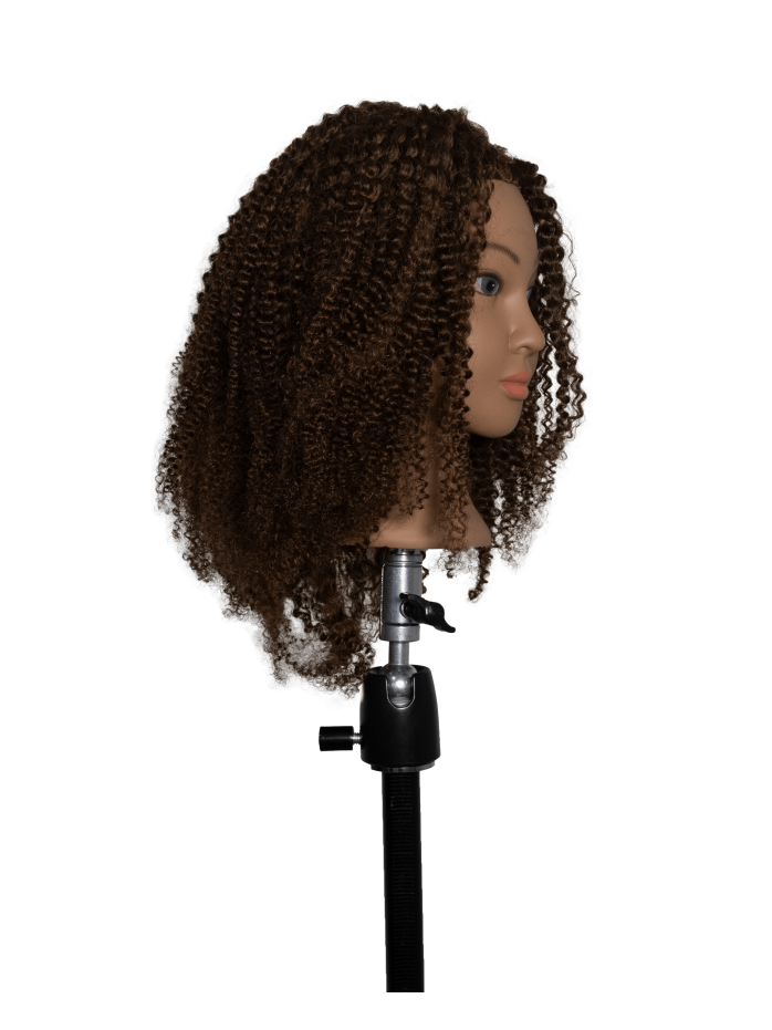 Professional afro mannequin head LEA