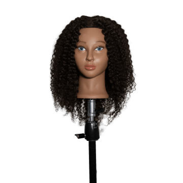 EMY curly hair mannequin head