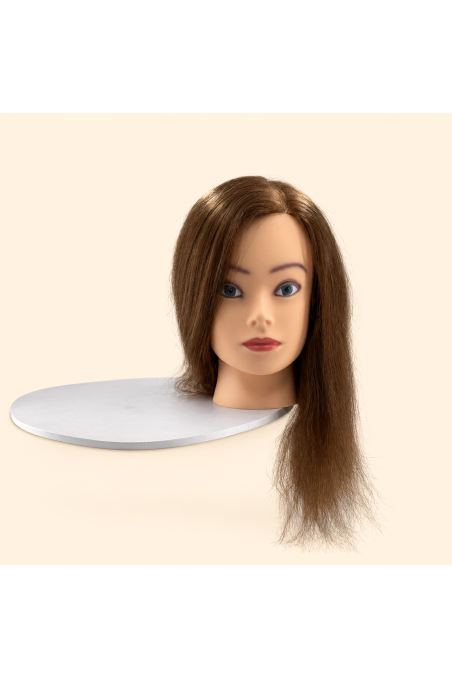 Professional long hair mannequin heads