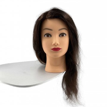 Second-hand long hair mannequin heads