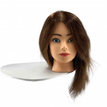 Professional long hair mannequin heads