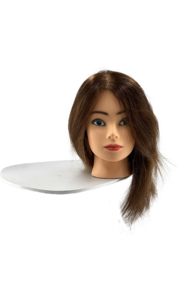 Professional long hair mannequin heads