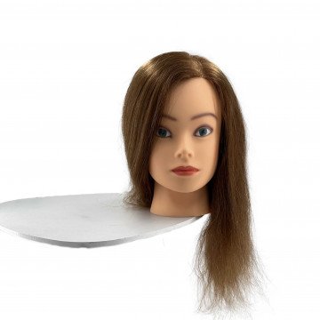 Professional long hair mannequin heads