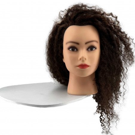 Professional natural mannequin heads with textured