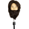 Tête malléable homme 100% cheveux naturels MIKE