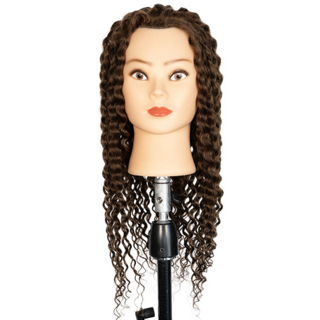 STELLA professional curly mannequin head