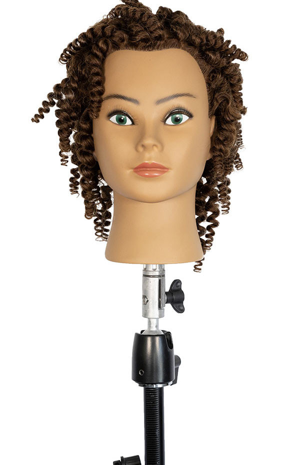 Professional afro mannequin head LEA